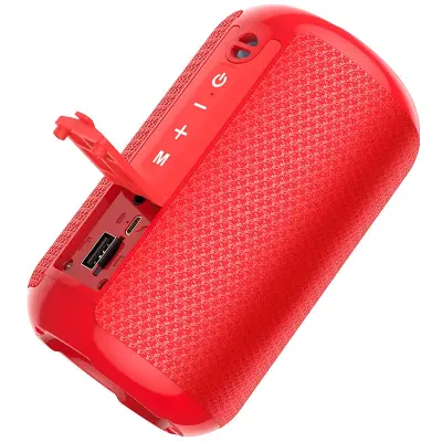 HOCO HC1 Trendy sound sports wireless speaker - Red - Image 2